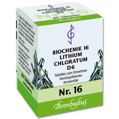 BIOCHEMIE 16 Lithium chloratum D 6 Tabletten