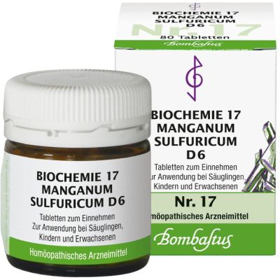 BIOCHEMIE 17 Manganum sulfuricum D 6 Tabletten