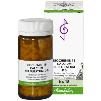 BIOCHEMIE 18 Calcium sulfuratum D 6 Tabletten