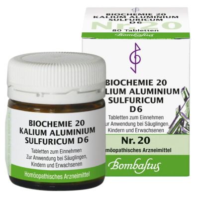 BIOCHEMIE 20 Kalium aluminium sulfuricum D 6 Tabl.