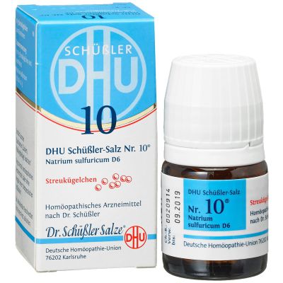 BIOCHEMIE DHU 10 Natrium sulfuricum D 6 Globuli