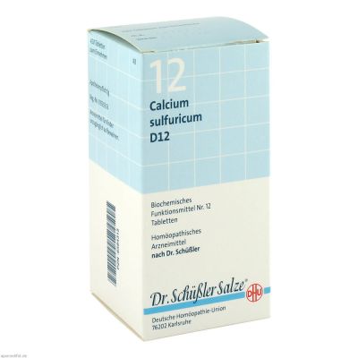 BIOCHEMIE DHU 12 Calcium sulfuricum D 12 Tabletten