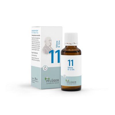 BIOCHEMIE Pflüger 11 Silicea D 12 Tropfen