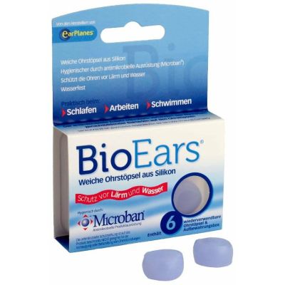 BIOEARS Silikon Ohrstöpsel antimikrobielle