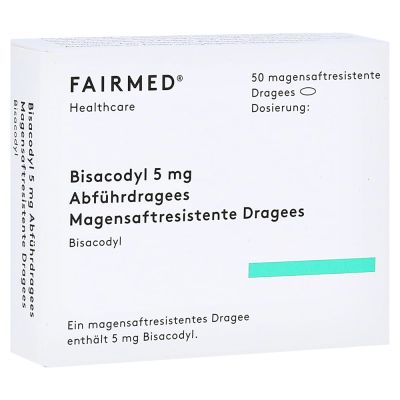 BISACODYL 5 mg Dragees magensaftresistente Dragees