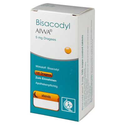 BISACODYL AIWA 5 mg Dragees