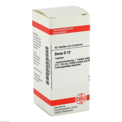 BORAX D 12 Tabletten