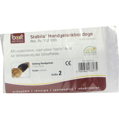 BORT Stabilo Handgelenkbandage schwarz Gr.2