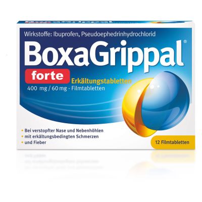 BOXAGRIPPAL forte Erkältungstab. 400 mg/60 mg FTA