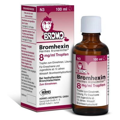 BROMHEXIN Hermes Arzneimittel 8 mg/ml Tropfen