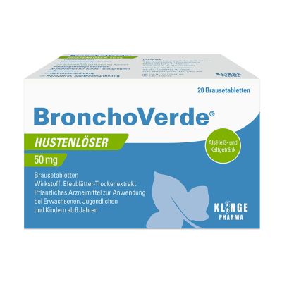 BRONCHOVERDE Hustenlöser 50 mg Brausetabletten