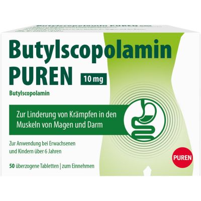 BUTYLSCOPOLAMIN PUREN 10 mg überzogene Tab.