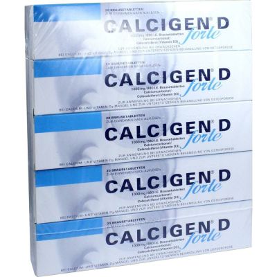 CALCIGEN D forte 1000mg/880 Btb. internationale Einheit