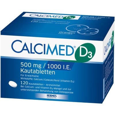 CALCIMED D3 500 mg/1000 I.E. Kautabletten