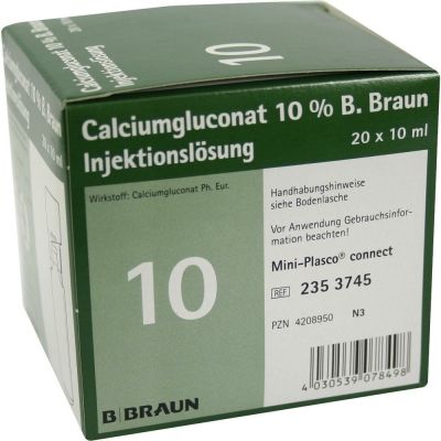 CALCIUMGLUCONAT 10% MPC Injektionslösung