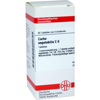 CARBO VEGETABILIS C 6 Tabletten