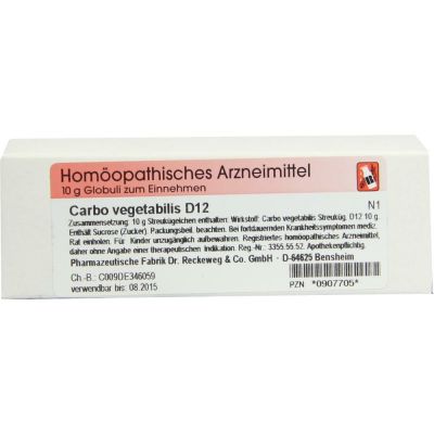 CARBO VEGETABILIS D 12 Globuli