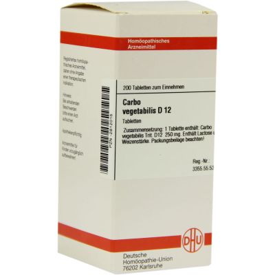 CARBO VEGETABILIS D 12 Tabletten