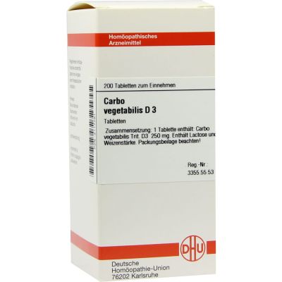 CARBO VEGETABILIS D 3 Tabletten