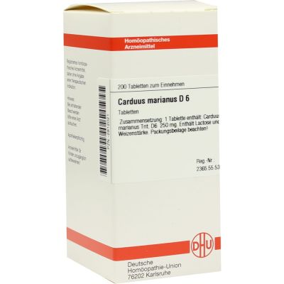 CARDUUS MARIANUS D 6 Tabletten