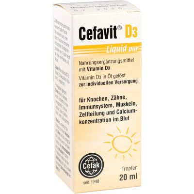 CEFAVIT D3 Liquid pur Tropfen zum Einnehmen