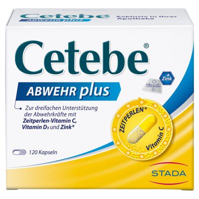 Cetebe Abwehr plus Vitamin C + Vitamin D3 + Zink