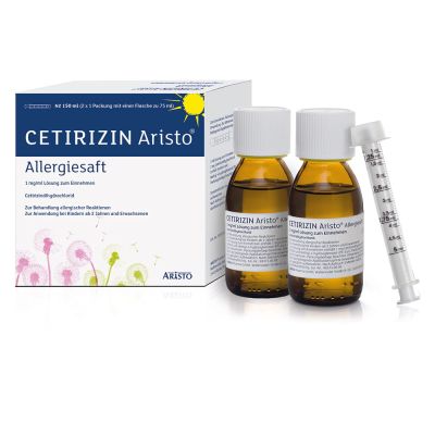 CETIRIZIN Aristo Allergiesaft 1 mg/ml Lsg.z.Einn.