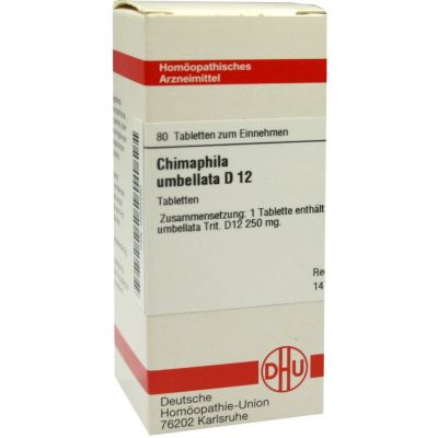 CHIMAPHILA UMBELLATA D 12 Tabletten