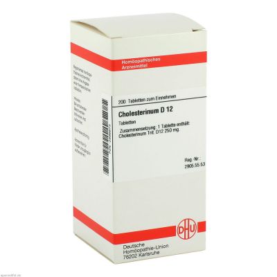 CHOLESTERINUM D 12 Tabletten