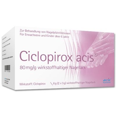 CICLOPIROX acis 80 mg/g wirkstoffhalt.Nagellack