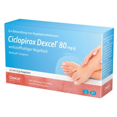 CICLOPIROX Dexcel 80 mg/g wirkstoffhalt.Nagellack