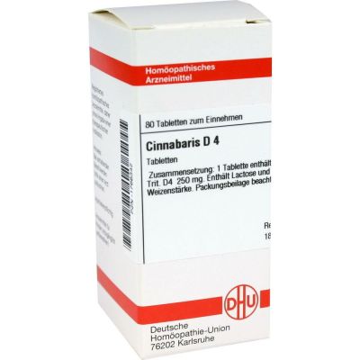 CINNABARIS D 4 Tabletten