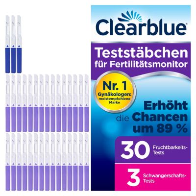 CLEARBLUE Fertilitätsmonitor Teststäbchen 30+3