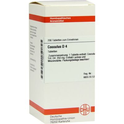 COCCULUS D 4 Tabletten