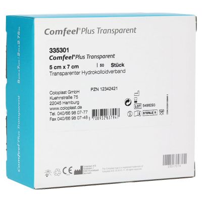 COMFEEL Plus Transparent Hydrokolloidverb.5x7 cm