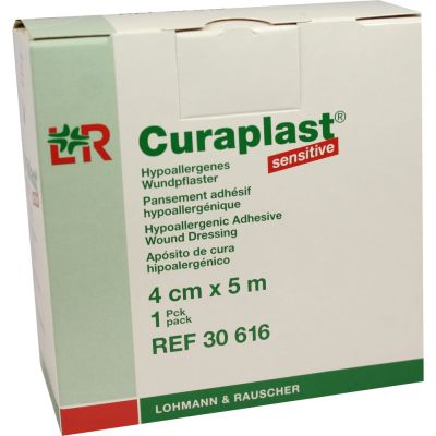 CURAPLAST Wundschnellverb.sensitiv 4 cmx5 m