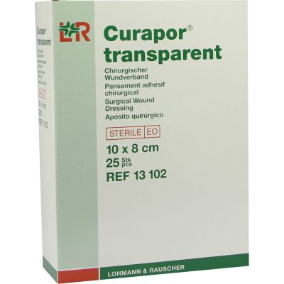 Curapor transparent Wundverband steril 10x8cm