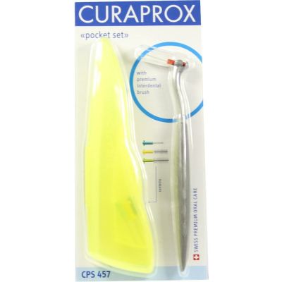 CURAPROX CPS 457 Pocket Set 1 Halter+4 Bürsten