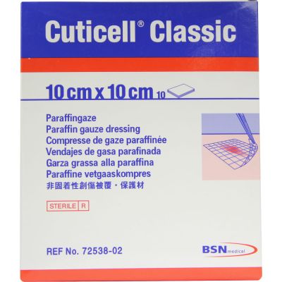 CUTICELL Classic Wundgaze 10x10 cm