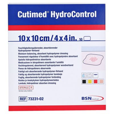 CUTIMED HydroControl Kompressen 10x10 cm