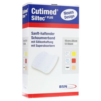 CUTIMED Siltec Plus Schaumverb.10x20 cm haftend