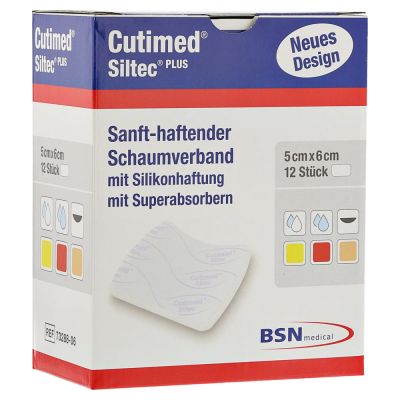 CUTIMED Siltec Plus Schaumverb.5x6 cm haftend