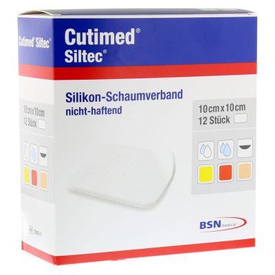 CUTIMED Siltec Schaumverb.10x10 cm nicht haftend