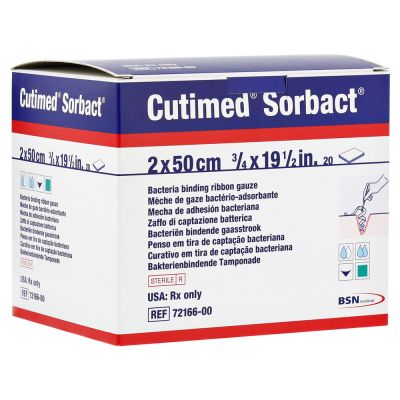 CUTIMED Sorbact Tamponaden 2x50 cm