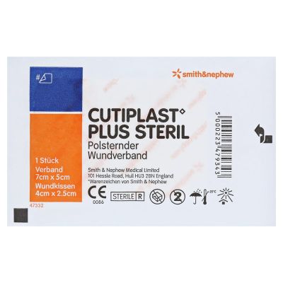 CUTIPLAST Plus steril 5x7 cm Verband