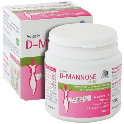 Avitale D-MANNOSE PLUS Pulver mit Vitamin C, Zink und Selen