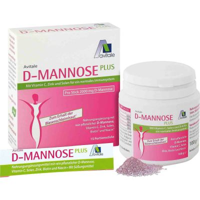 D-MANNOSE SPARSET 15xStick+100 g Pulver