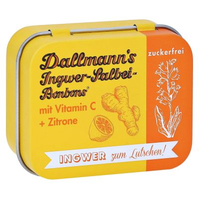DALLMANN'S Ingwer Salbei Bonbons o.Z.in der Dose