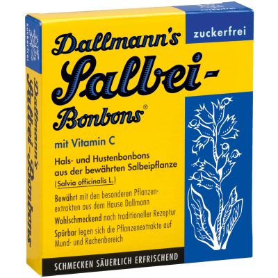 DALLMANN'S Salbeibonbons zuckerfrei