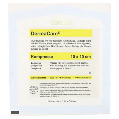 DERMACARE Kompresse 10x10 cm